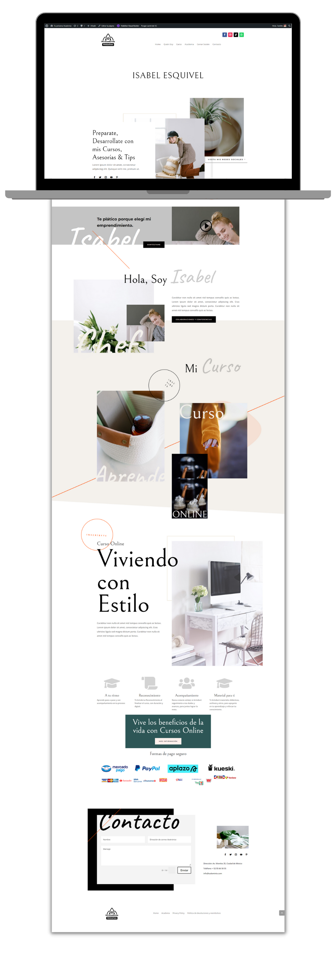 One Page ejemplo